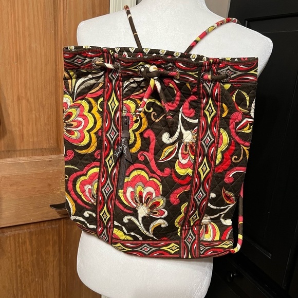 Vera Bradley Handbags - 𝅺vera Bradley- Drawstring Backpack